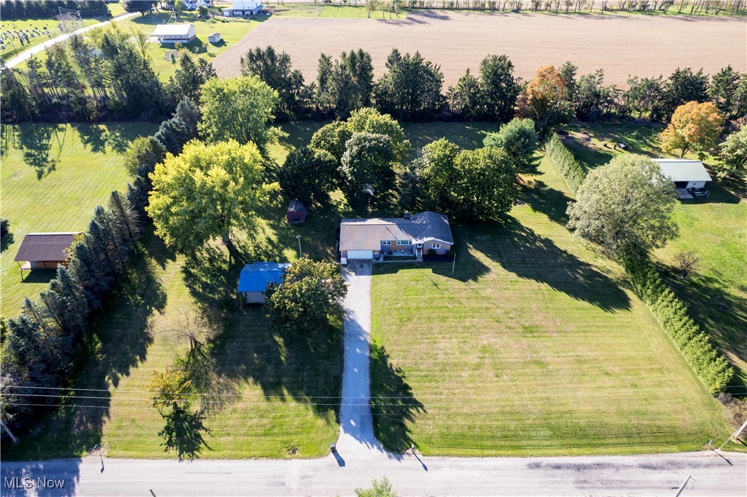 1675 South Funk Road Wooster, OH 44691 - Photo 28 of 34 Aerial view featuring a rural view