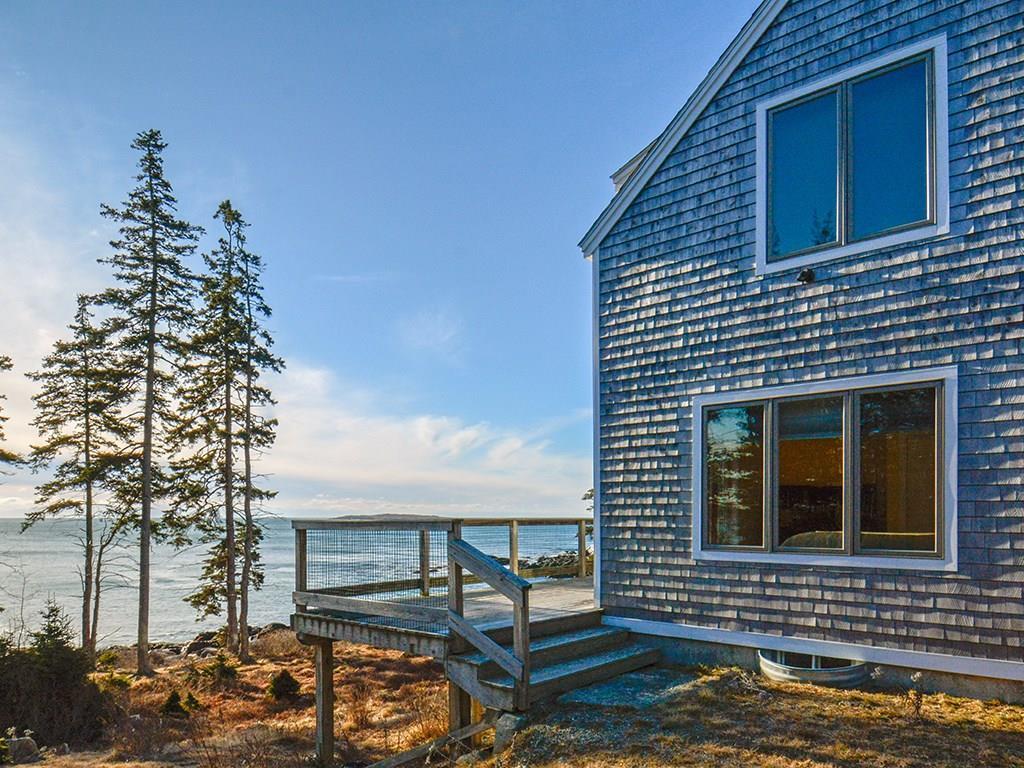 382 Red Point Road Swans Island, ME 04685 - Photo 1 of 35 Oceanfront Contemporary with...