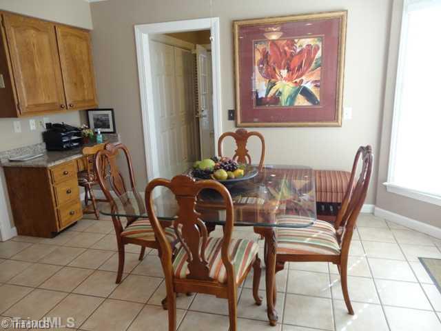 1235 Gatehouse Road High Point, NC 27262 - Photo 7 of 16 Breakfast. Notice built-in desk and bay window in breakfast room.
