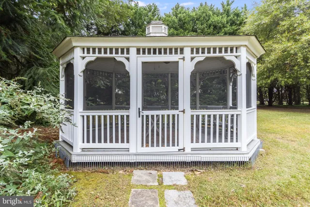 a view of front door and deck