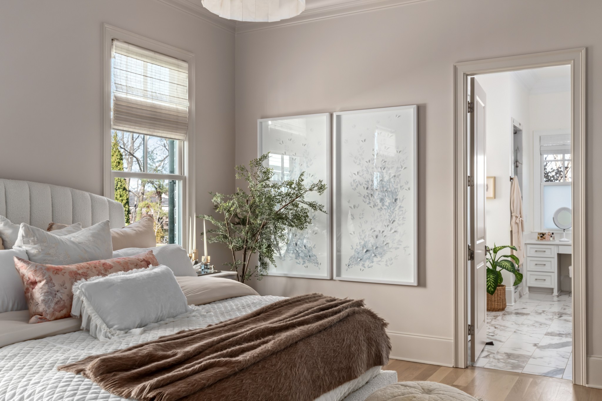 155 Splendor Ridge Drive Franklin, TN 37064 - Photo 18 of 70 a bedroom with a bed and wooden floor