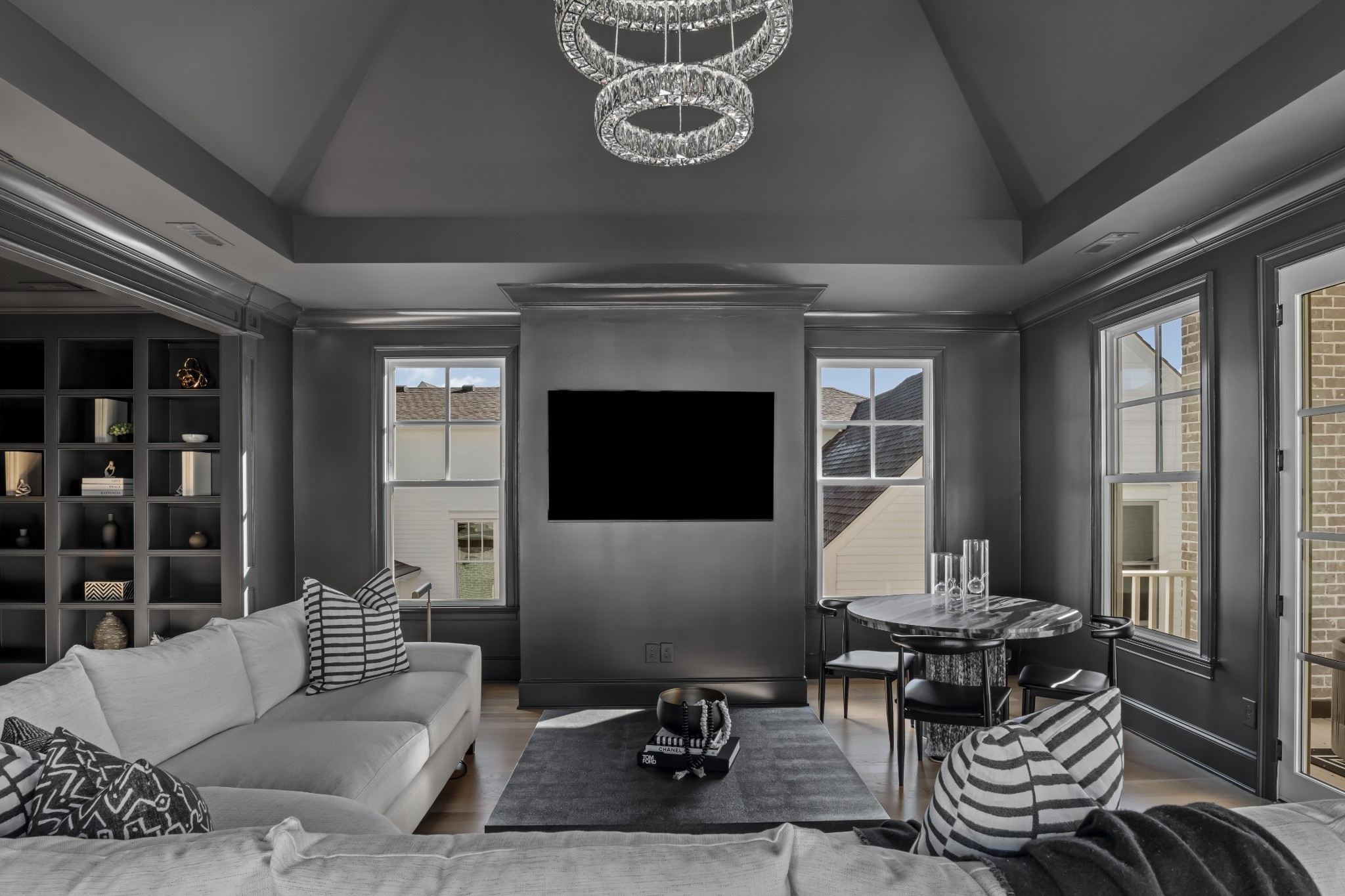 155 Splendor Ridge Drive Franklin, TN 37064 - Photo 42 of 70 a living room with furniture and a flat screen tv