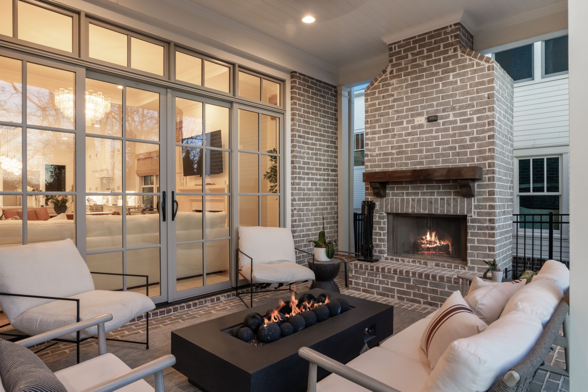 155 Splendor Ridge Drive Franklin, TN 37064 - Photo 51 of 70 a living room with furniture and a fireplace