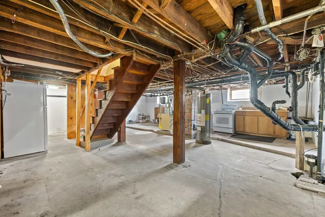 a view of a patio with wooden floor