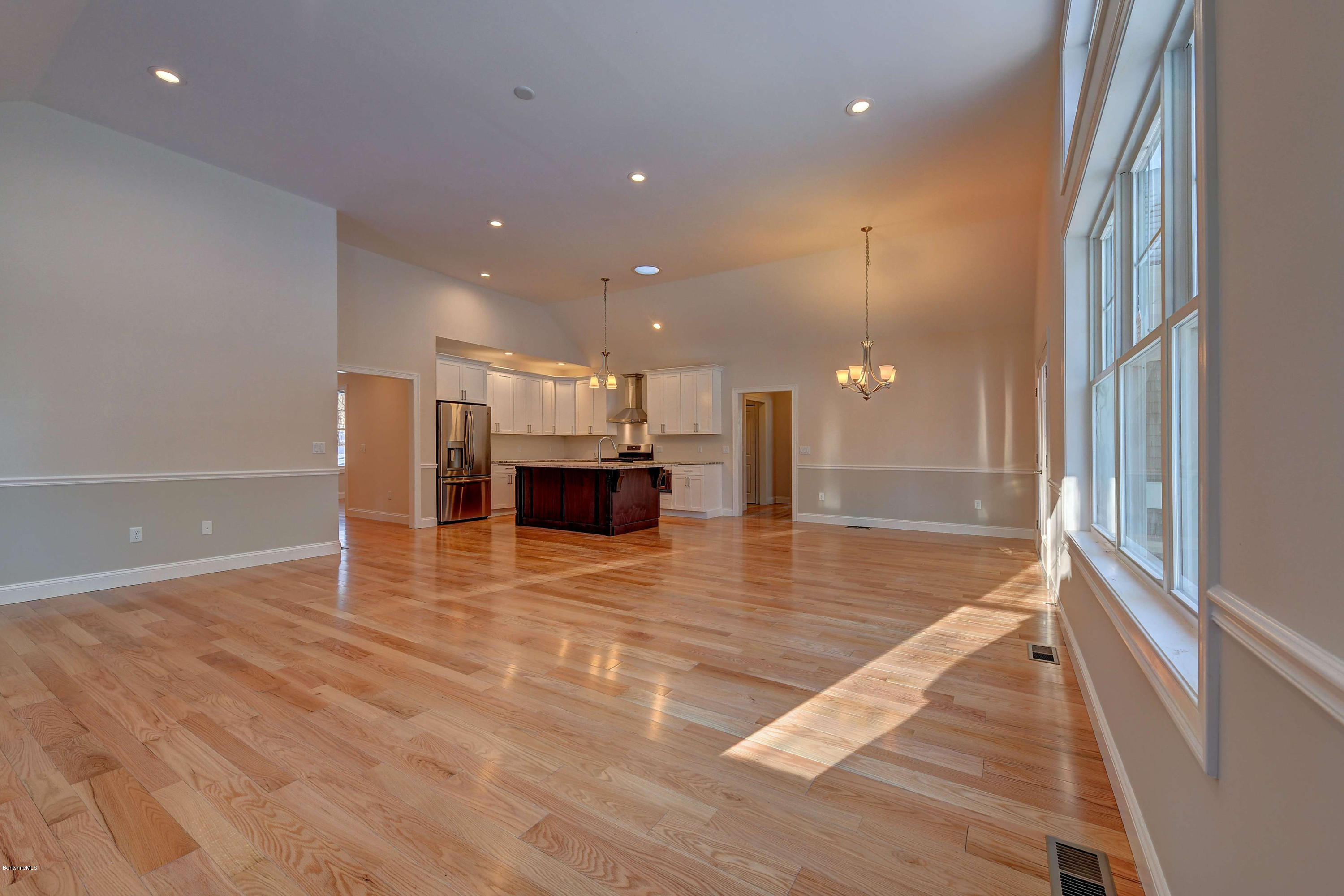 1 B West Dale Road Stockbridge, MA 01262 - Photo 8 of 26 a view of kitchen and hall with wooden floor