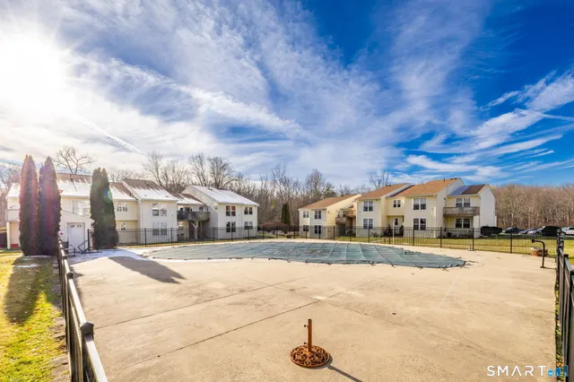 a view of a city with tall buildings