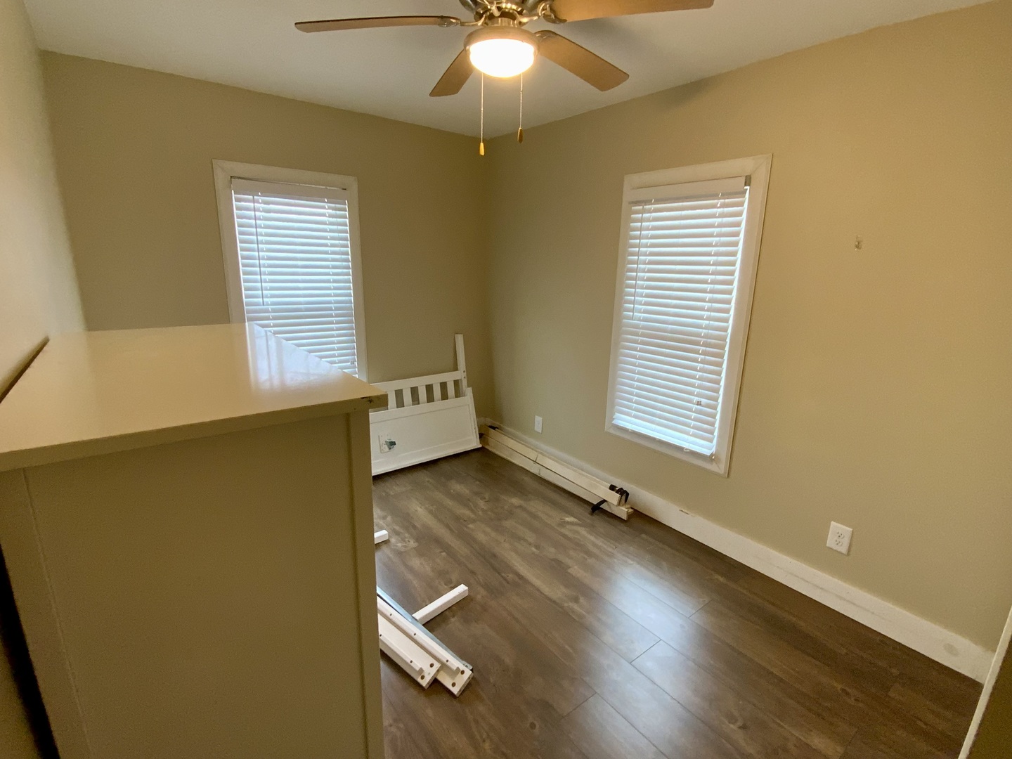 1187 Catherine Street Ottawa, IL 61350 - Photo 15 of 19 a view of an empty room with a window and wooden floor