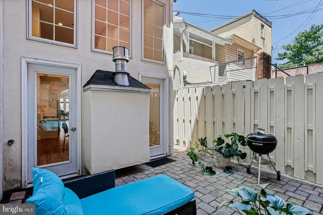a front view of a house with entryway