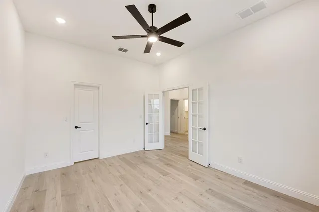 wooden floor in an empty room