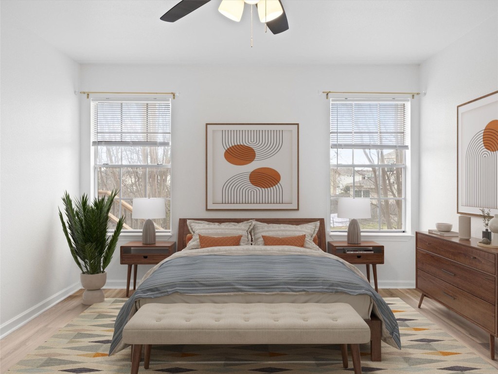 2908 Whisper Oaks Lane Georgetown, TX 78628 - Photo 7 of 32 a bedroom with a bed and window