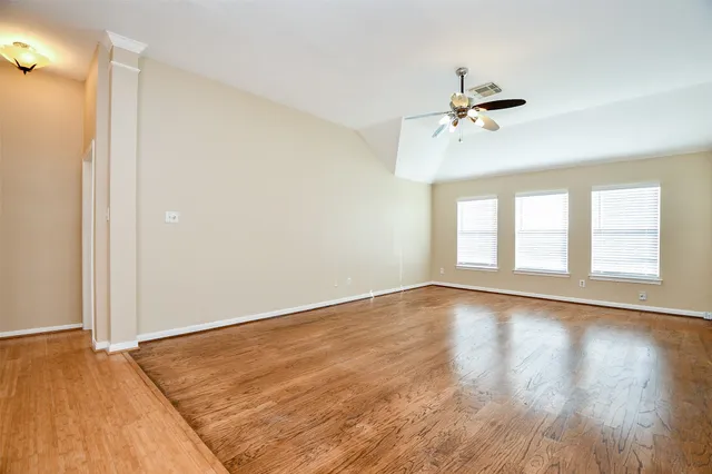 wooden floor in an empty room