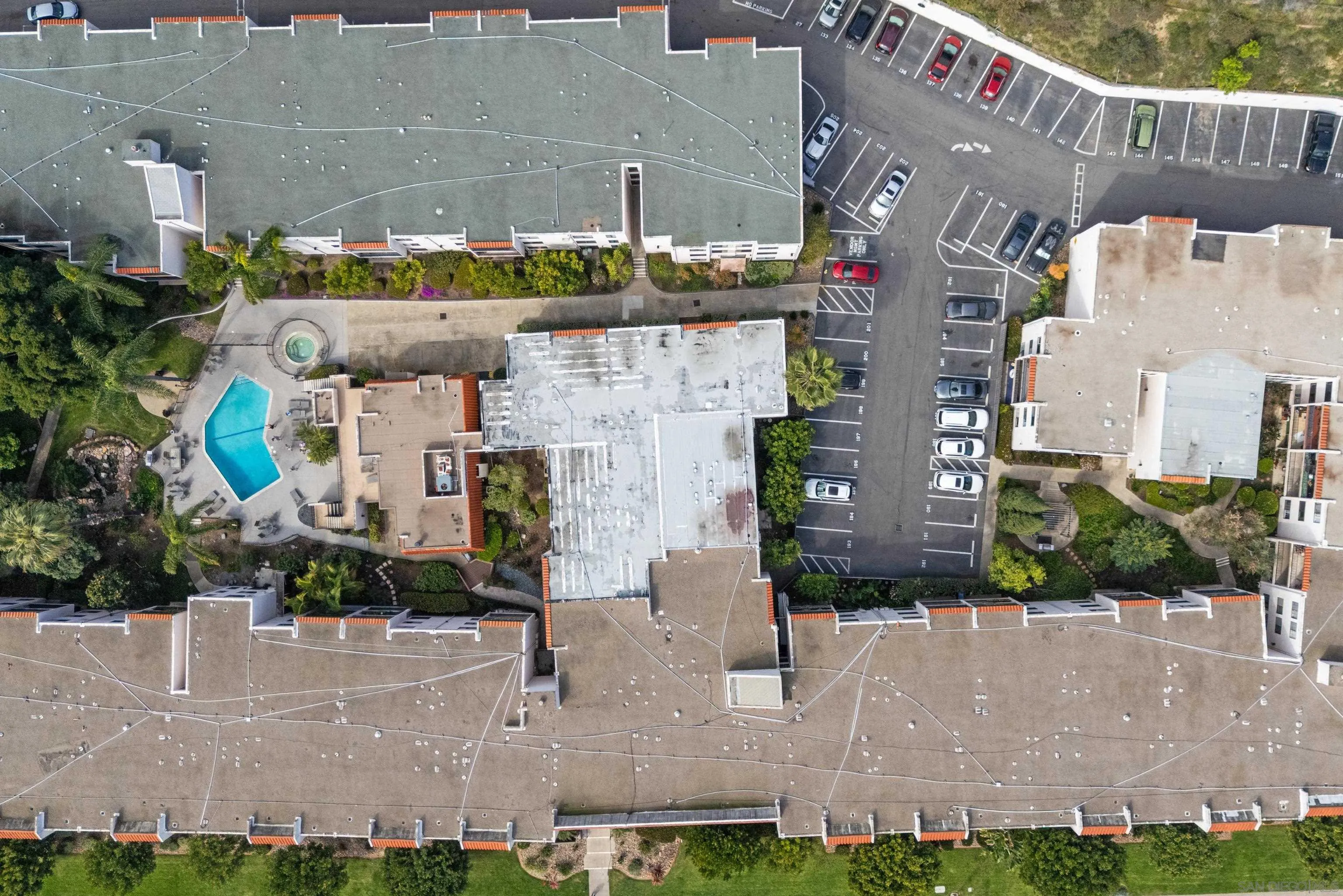6780 Friars Road, Unit 212 San Diego, CA 92108 - Photo 22 of 25 an aerial view of multiple house
