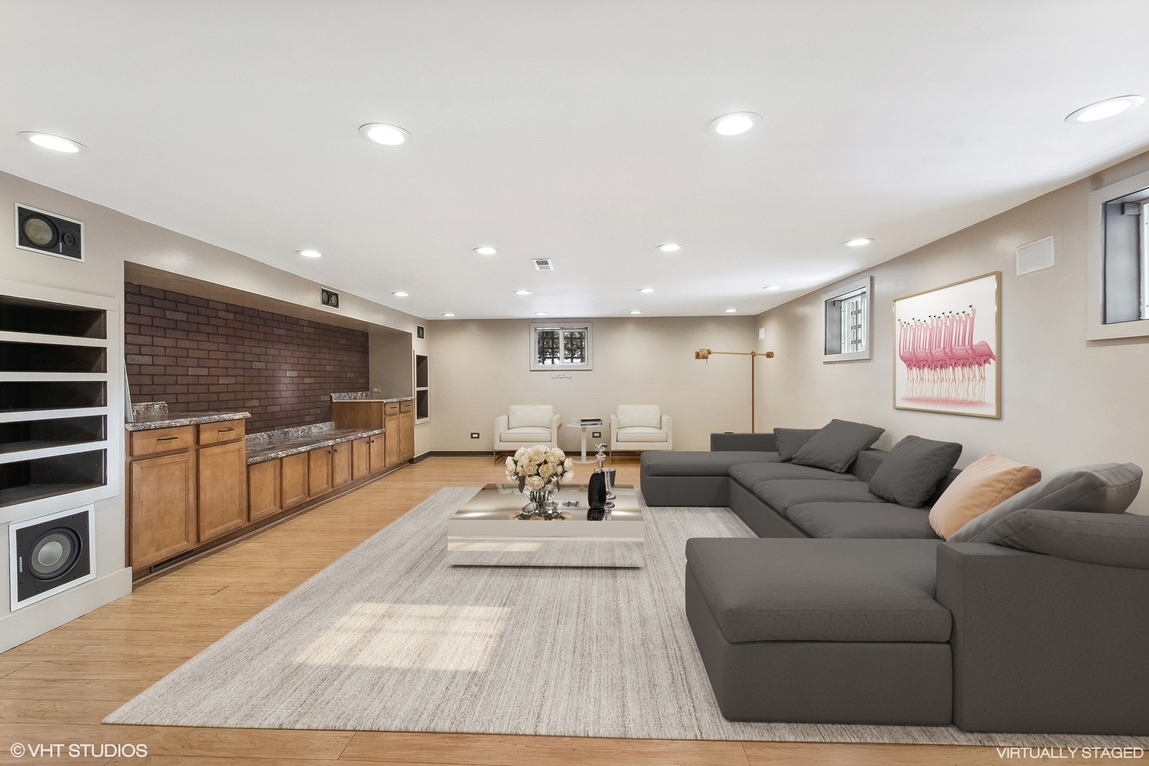 207 North Happ Road Northfield, IL 60093 - Photo 22 of 31 a living room with furniture and a flat screen tv