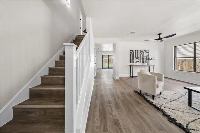 wooden floor in an empty room