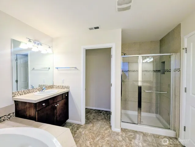 a view of small space with racks on the wall