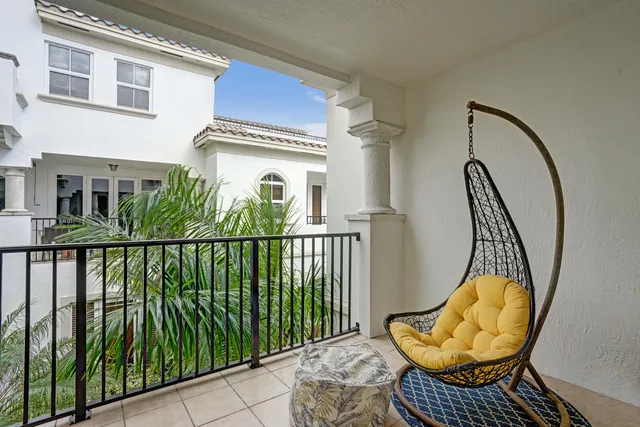 a view of a house with a balcony