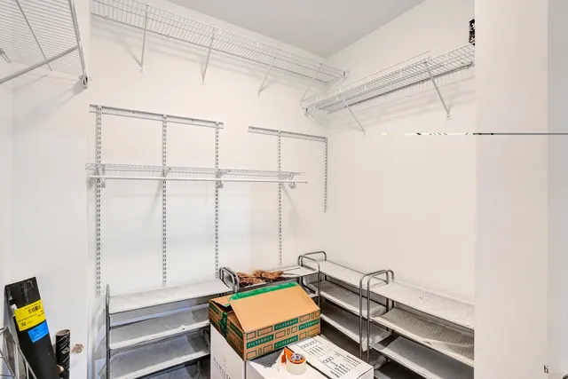 an aerial view of a city with lots of residential buildings