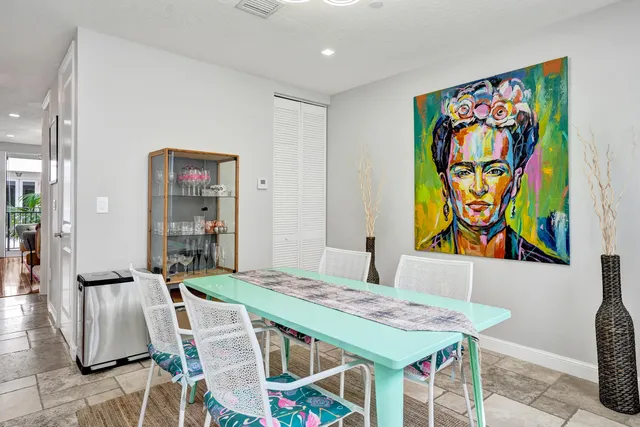 a view of balcony with couch and potted plant
