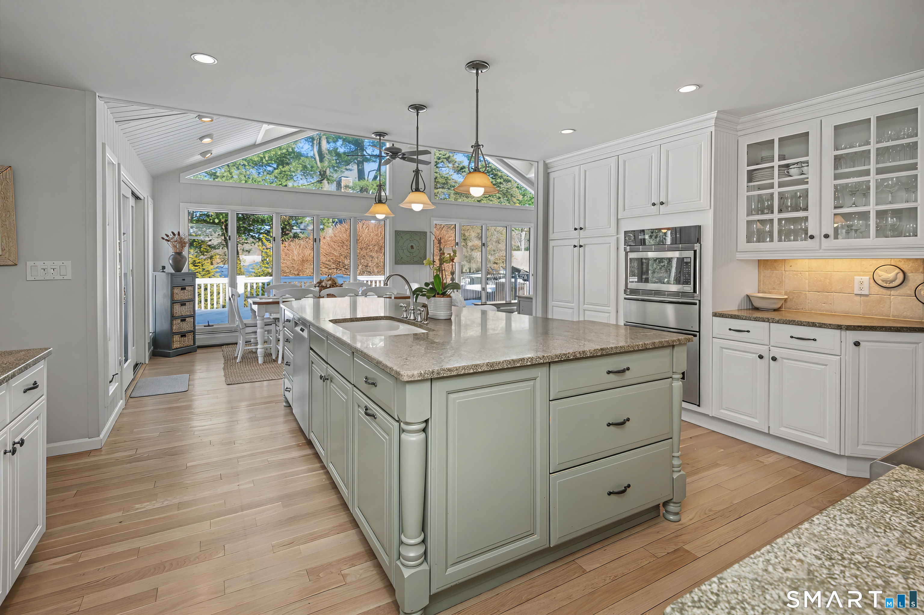 6 Sycamore Lane Ridgefield, CT 06877 - Photo 2 of 39 a kitchen with counter top space sink and stove
