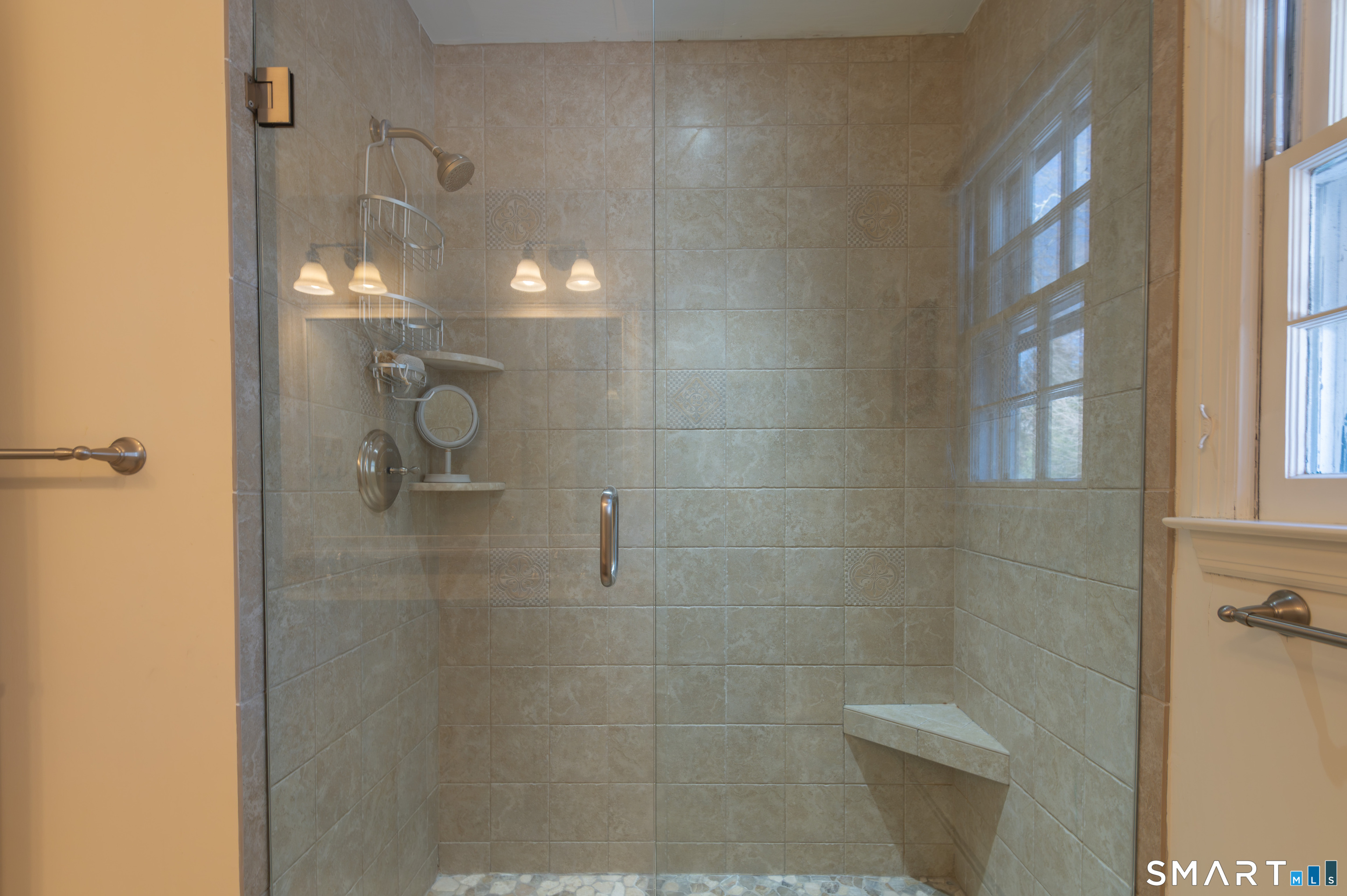 6 Sycamore Lane Ridgefield, CT 06877 - Photo 27 of 39 a bathroom with a shower