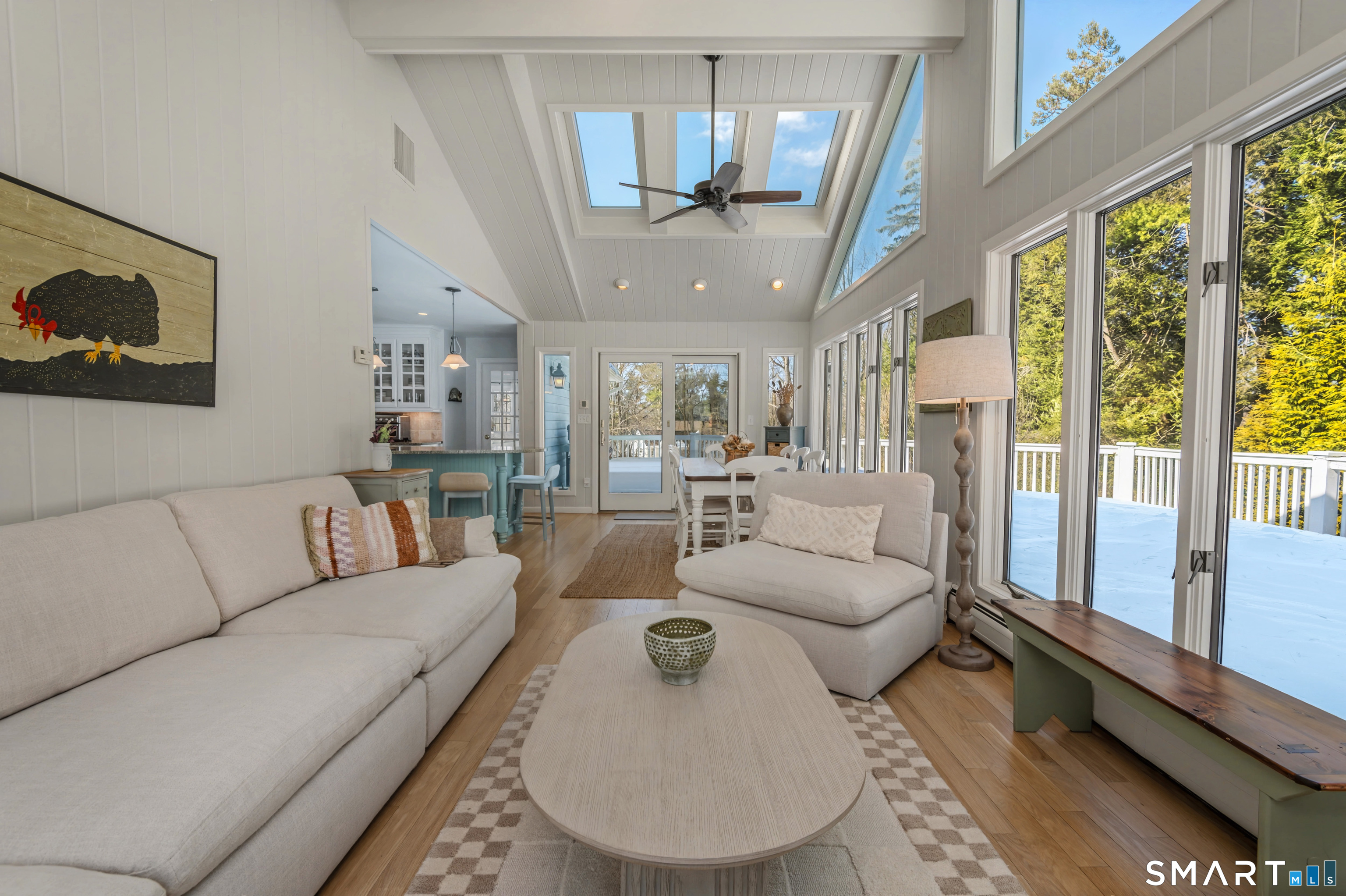 6 Sycamore Lane Ridgefield, CT 06877 - Photo 5 of 39 a living room with furniture and a large window