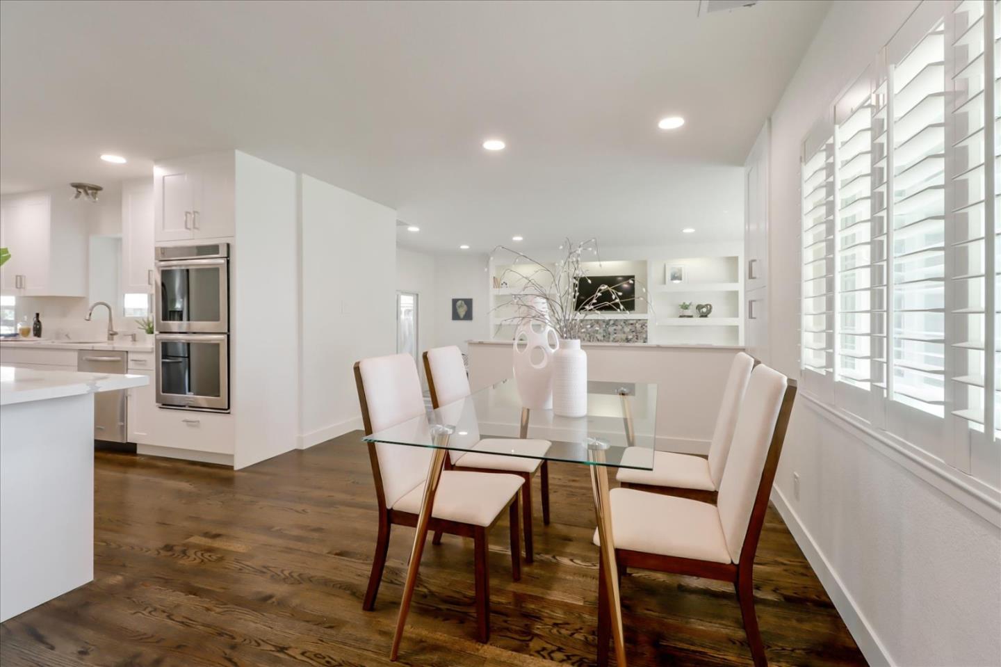 280 Dallas Drive Campbell, CA 95008 - Photo 19 of 64 a view of a dining room with furniture and wooden floor