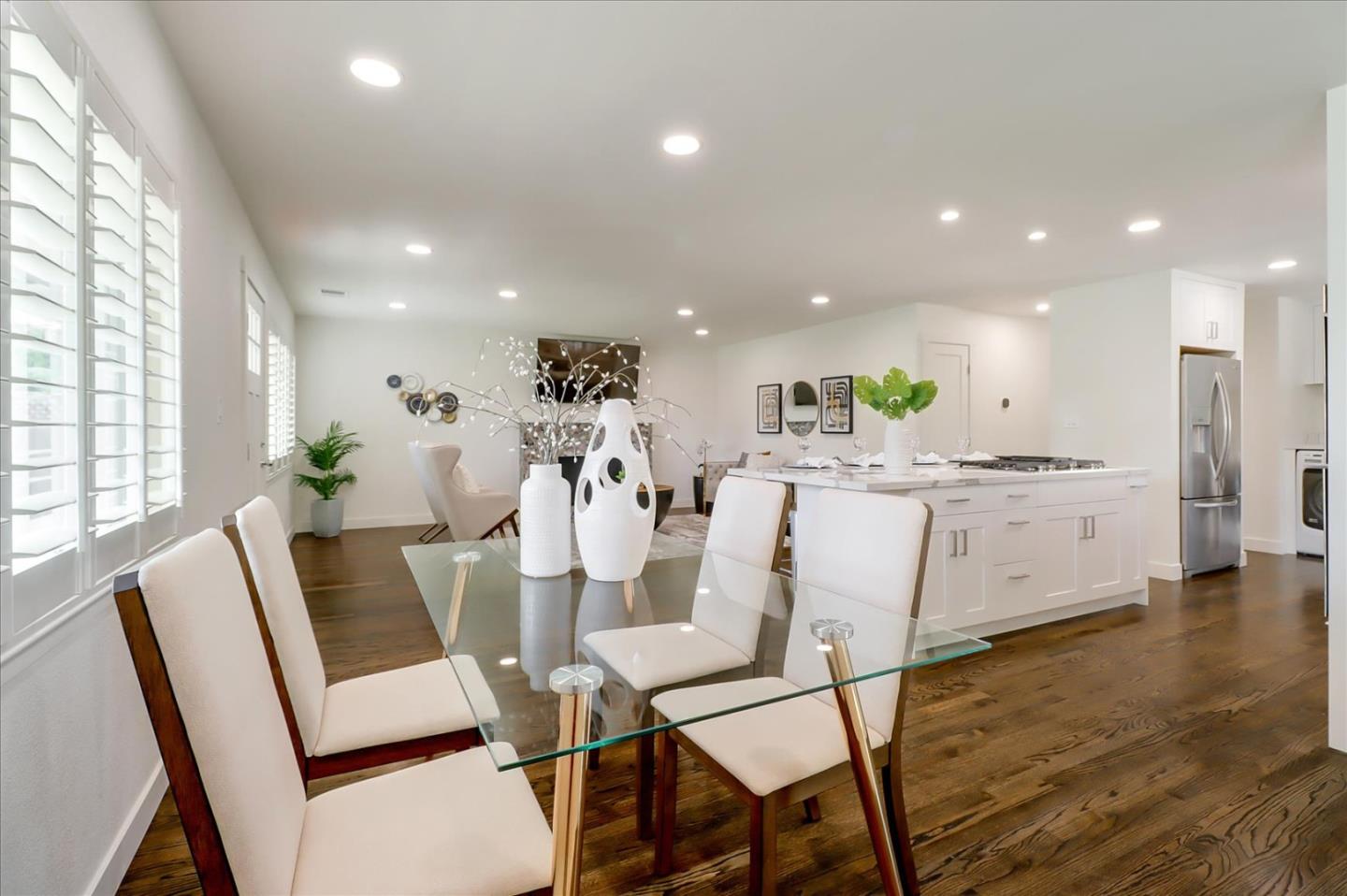 280 Dallas Drive Campbell, CA 95008 - Photo 20 of 64 a dining room with furniture and wooden floor