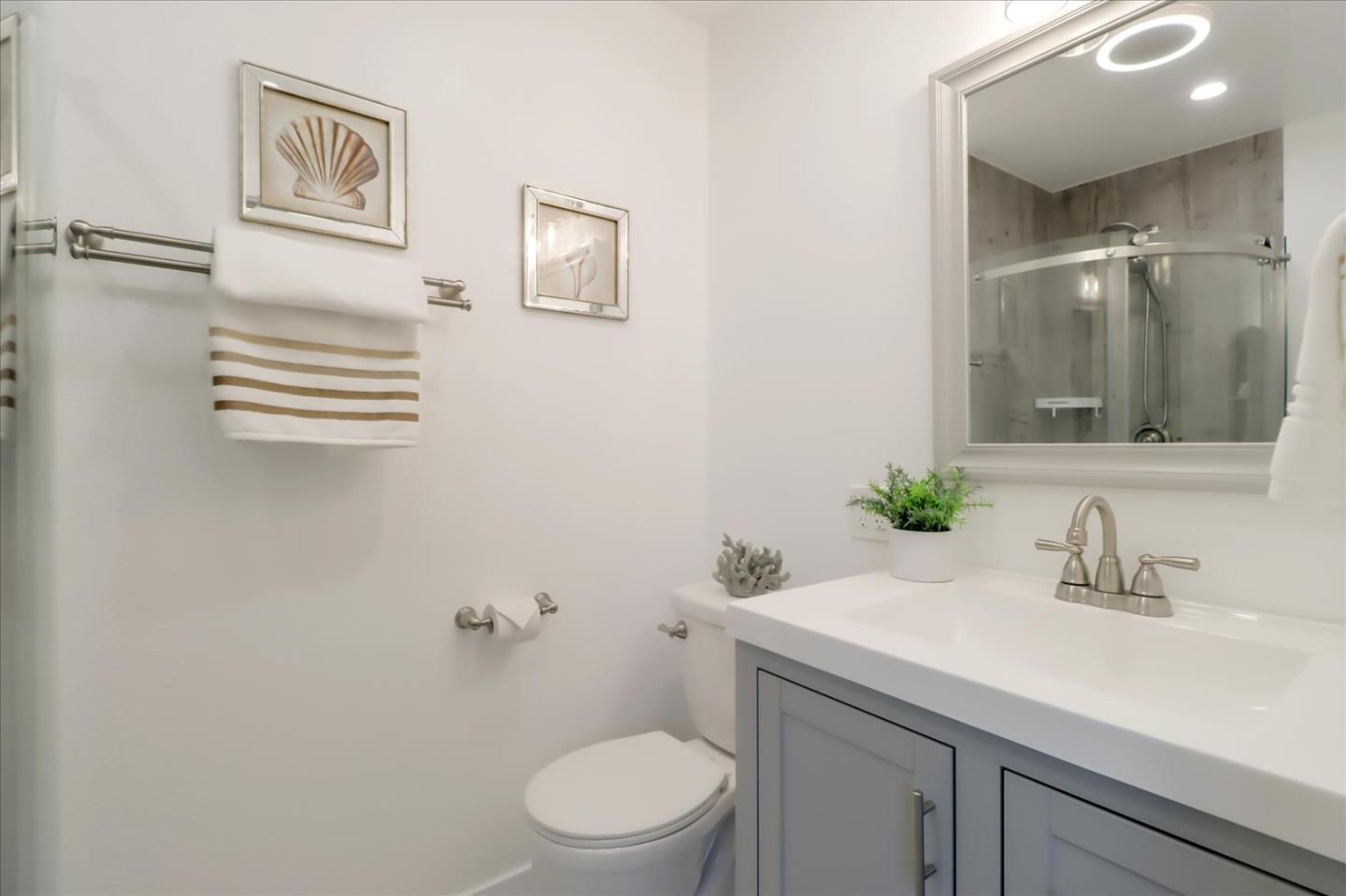 280 Dallas Drive Campbell, CA 95008 - Photo 32 of 64 a bathroom with a sink a toilet and a mirror