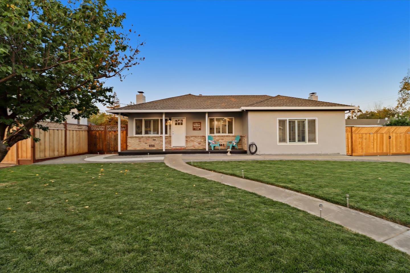 280 Dallas Drive Campbell, CA 95008 - Photo 49 of 64 a front view of a house with a garden