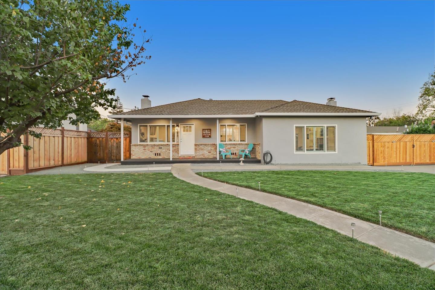 280 Dallas Drive Campbell, CA 95008 - Photo 50 of 64 a front view of a house with a yard