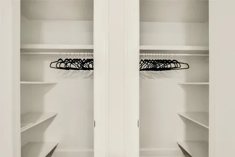 a view of a closet