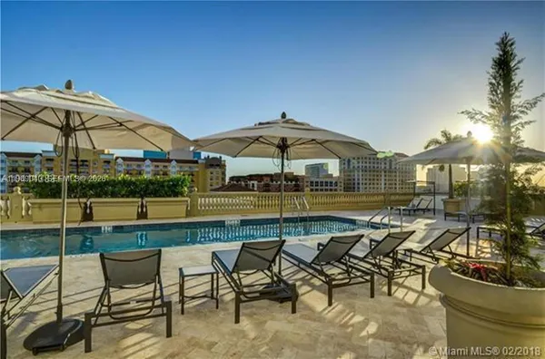 a view of a city with tall buildings