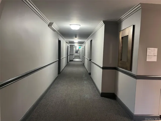 a view of hallway with stairs