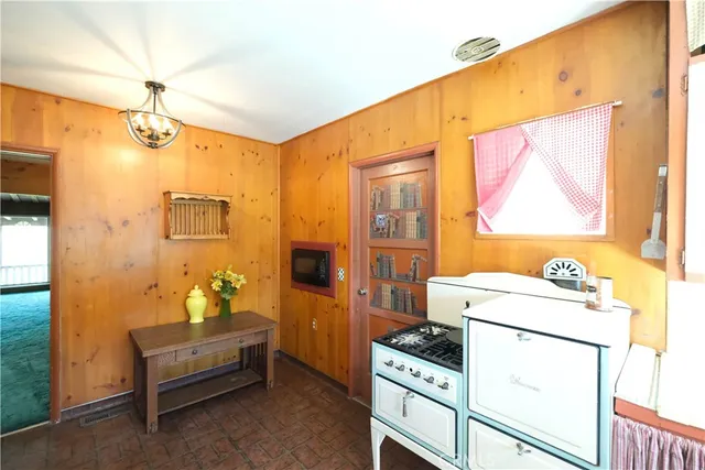 a storage room with washer and dryer