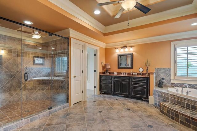 a view of a city with a lake