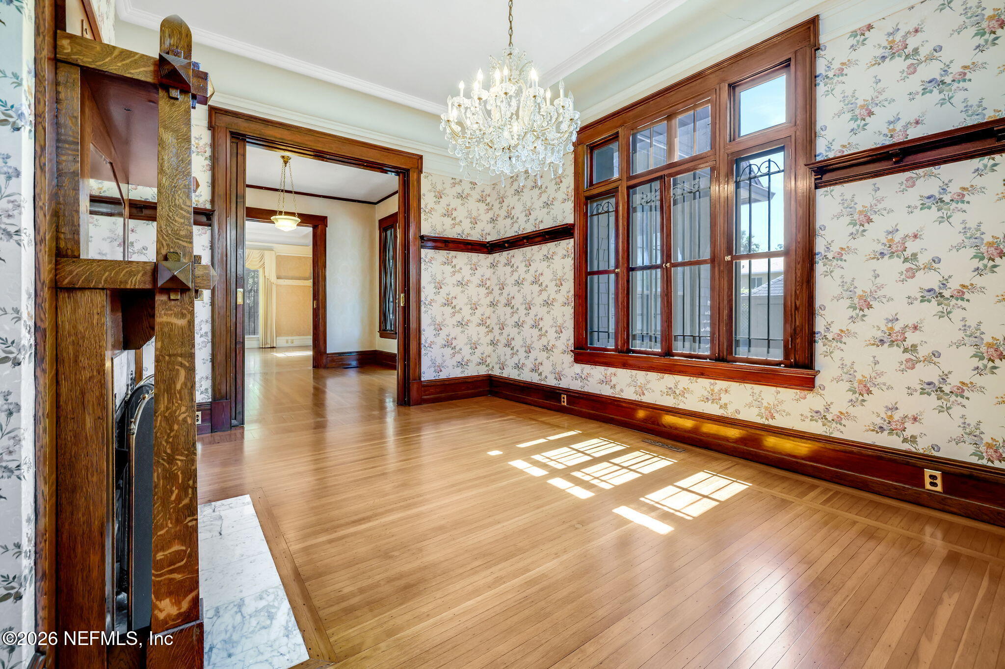 2160 Oak Street Jacksonville, FL 32204 - Photo 26 of 143 a view of an entryway with a floor to ceiling window and stairs