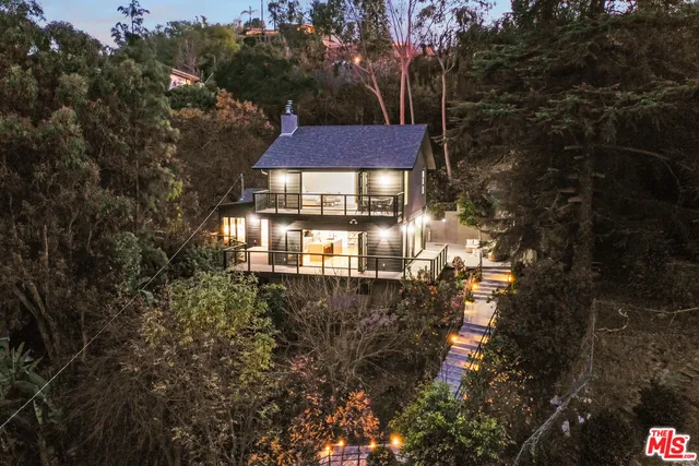 a view of lake with city