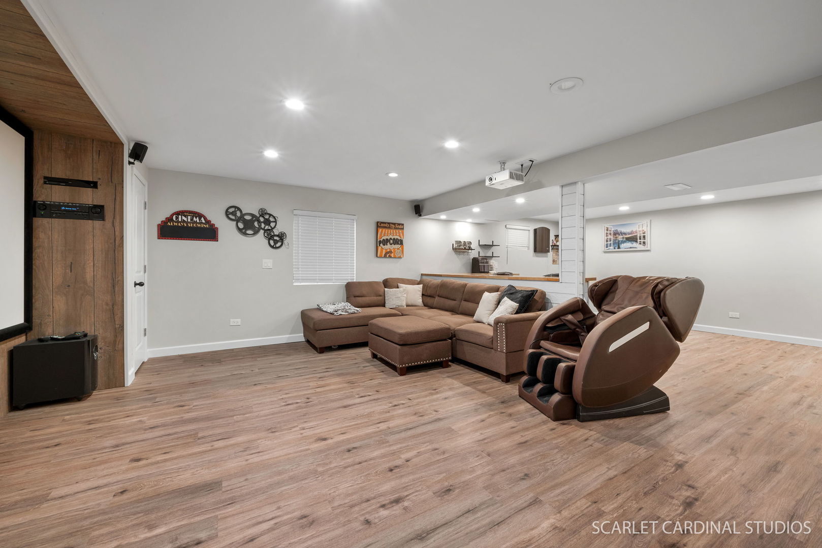 12N619 Jackson Drive Elgin, IL 60124 - Photo 32 of 50 a living room with furniture a wooden floor and a flat screen tv