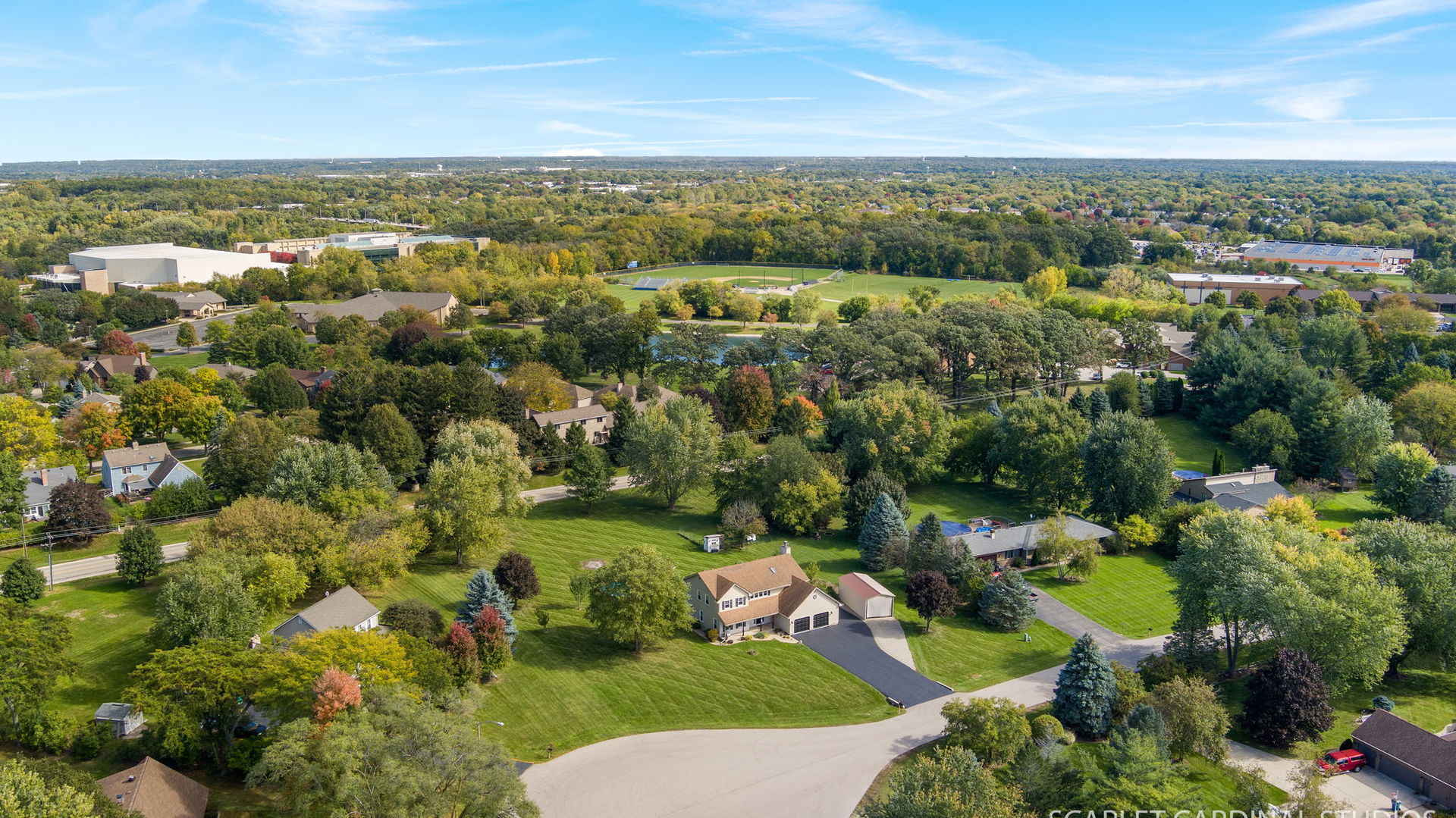 12N619 Jackson Drive Elgin, IL 60124 - Photo 43 of 50 an aerial view of residential houses with outdoor space