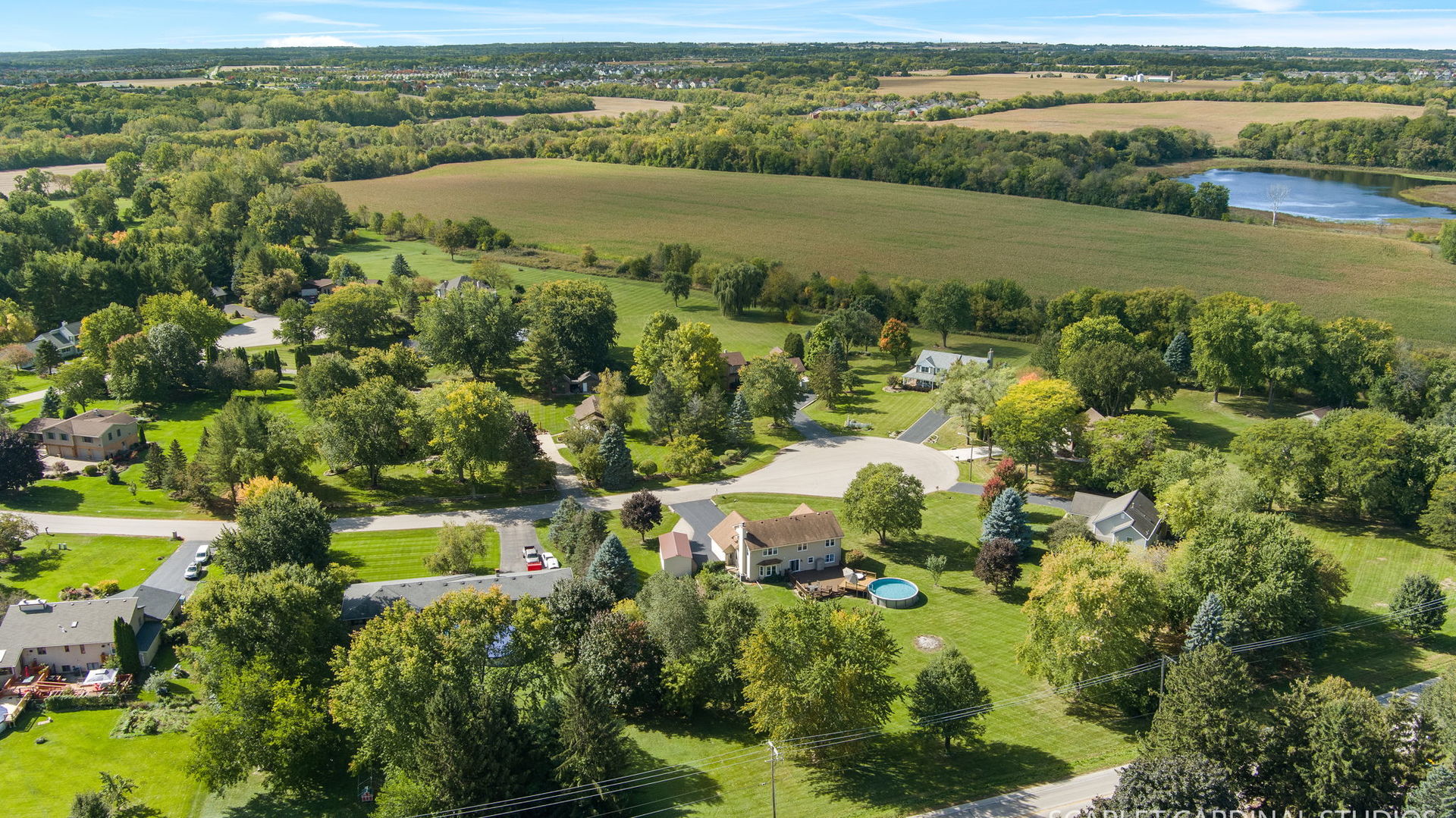 12N619 Jackson Drive Elgin, IL 60124 - Photo 46 of 50 an aerial view of ocean with residential house with lake view