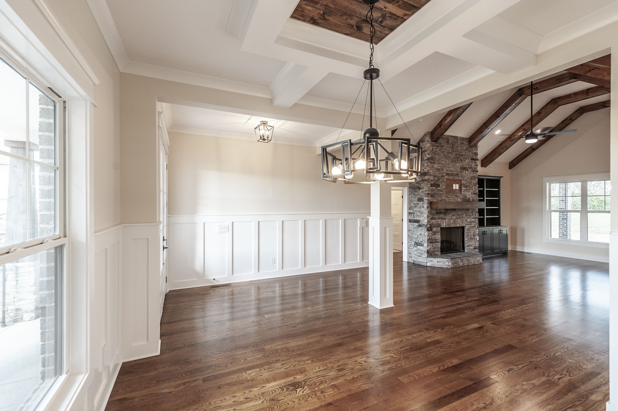 1060 Millbrook Way Gallatin, TN 37066 - Photo 12 of 79 a view of a room with wooden floor chandelier and windows