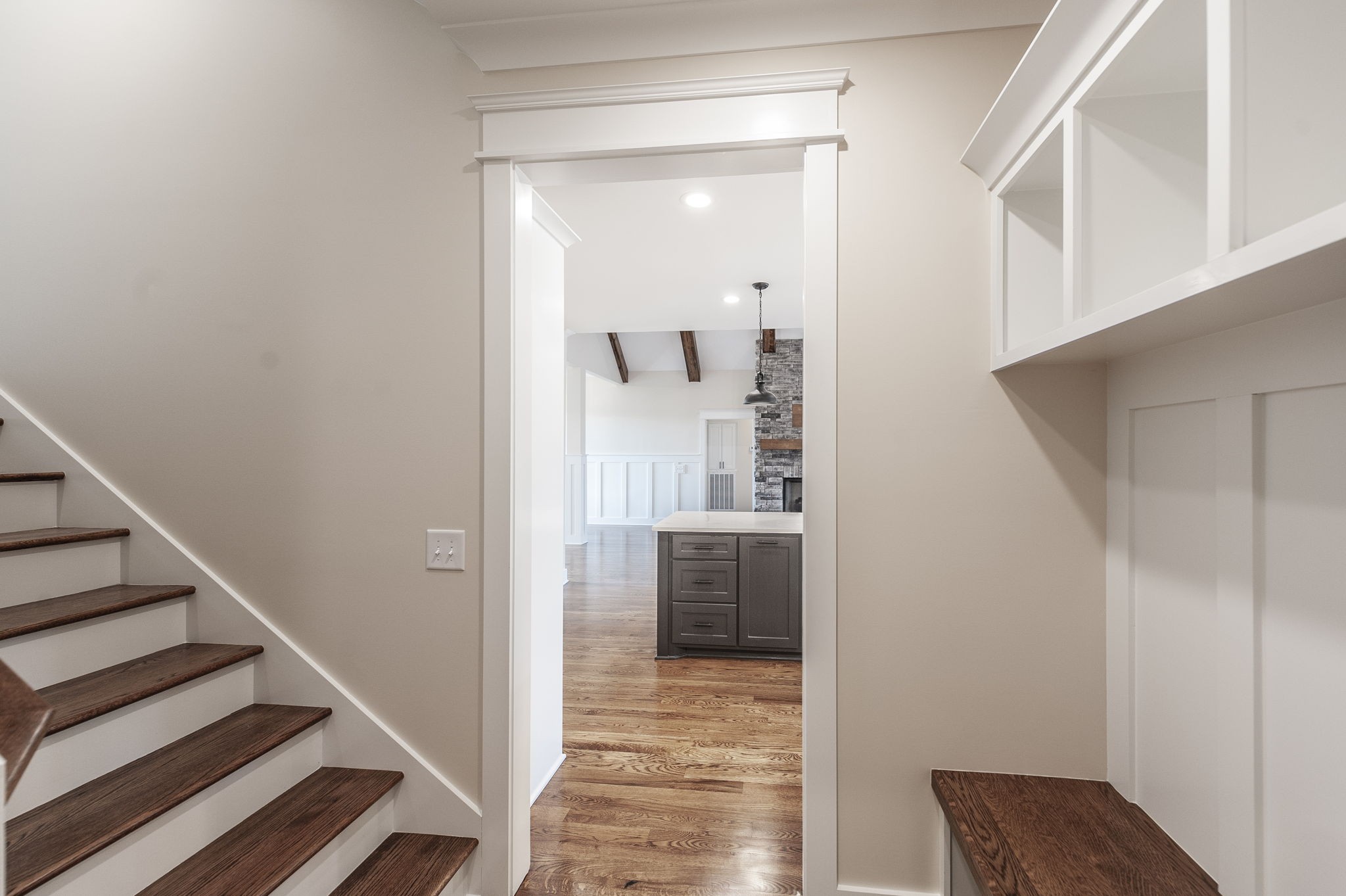 1060 Millbrook Way Gallatin, TN 37066 - Photo 31 of 79 a view of a hallway with wooden floor and staircase