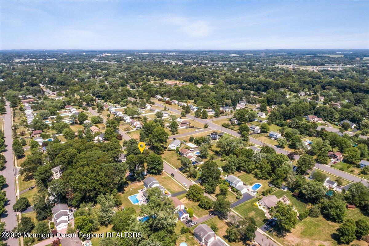 136 Lancaster Road Freehold, NJ 07728 - Photo 38 of 44 an aerial view of a houses with a city