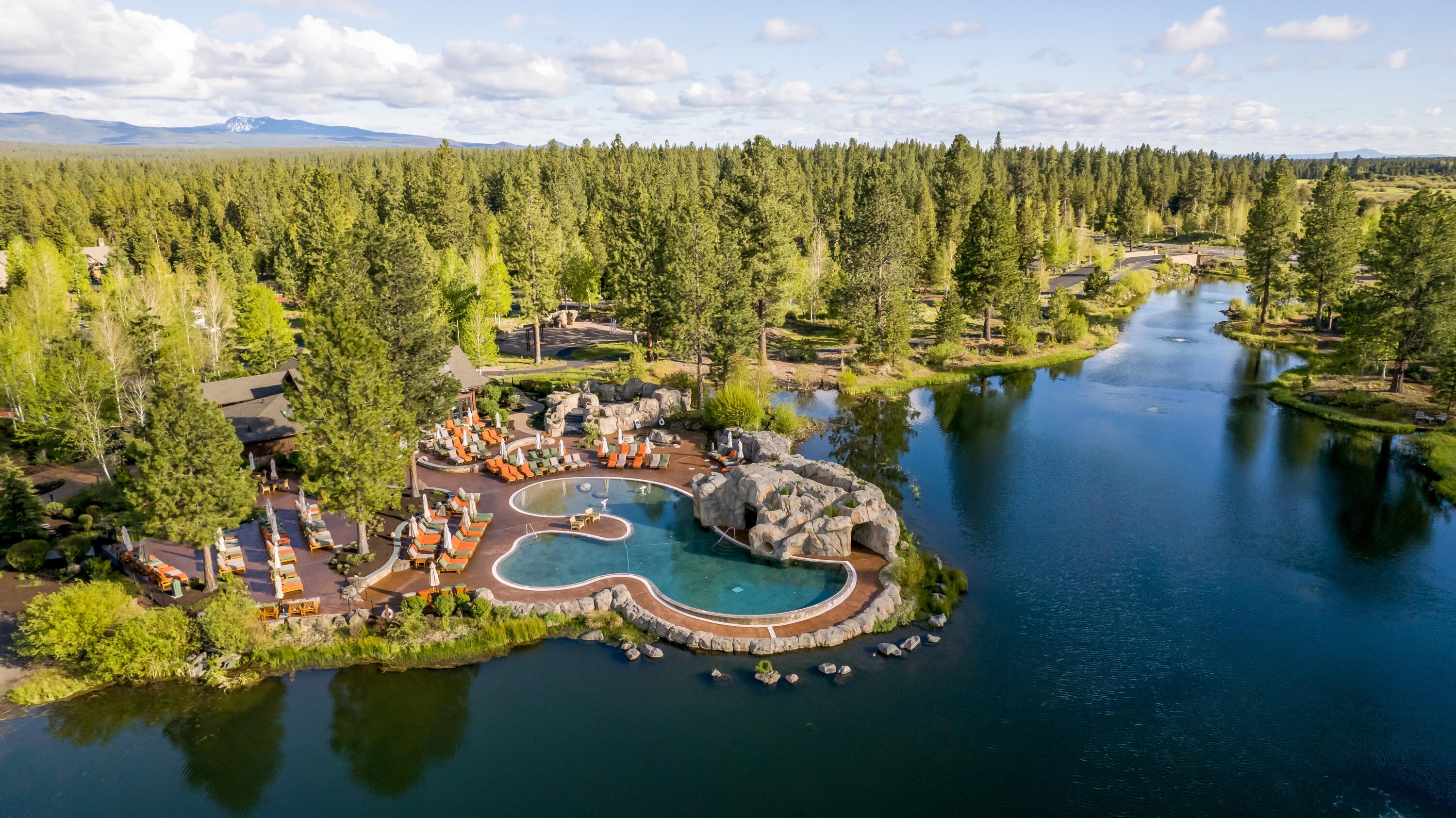 Preservation Loop Bend, Unit 489 Bend, OR 97707 - Photo 11 of 20 Aerial View of Obsidian Lake & Quarry Pool