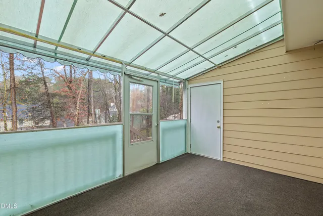 a front view of a house with a balcony
