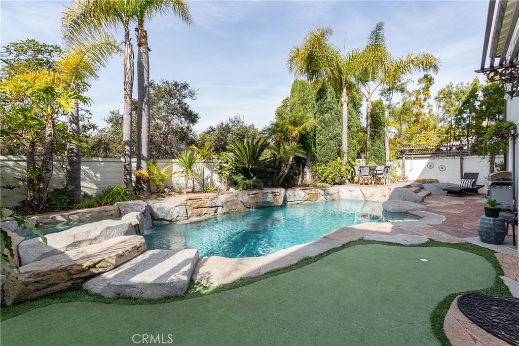 308 Via Los Tilos San Clemente, CA 92673 - Photo 36 of 43 a view of a backyard with swimming pool