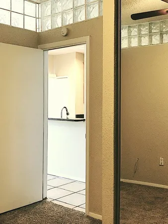 a view of front door