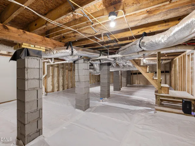 a view of a porch of a house