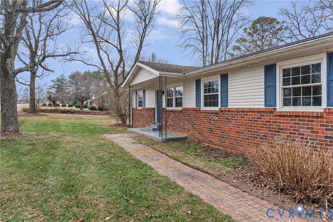 15141 Brown Pleasants Road Montpelier, VA 23192 - Photo 33 of 46 View of side of property featuring a yard, brick s