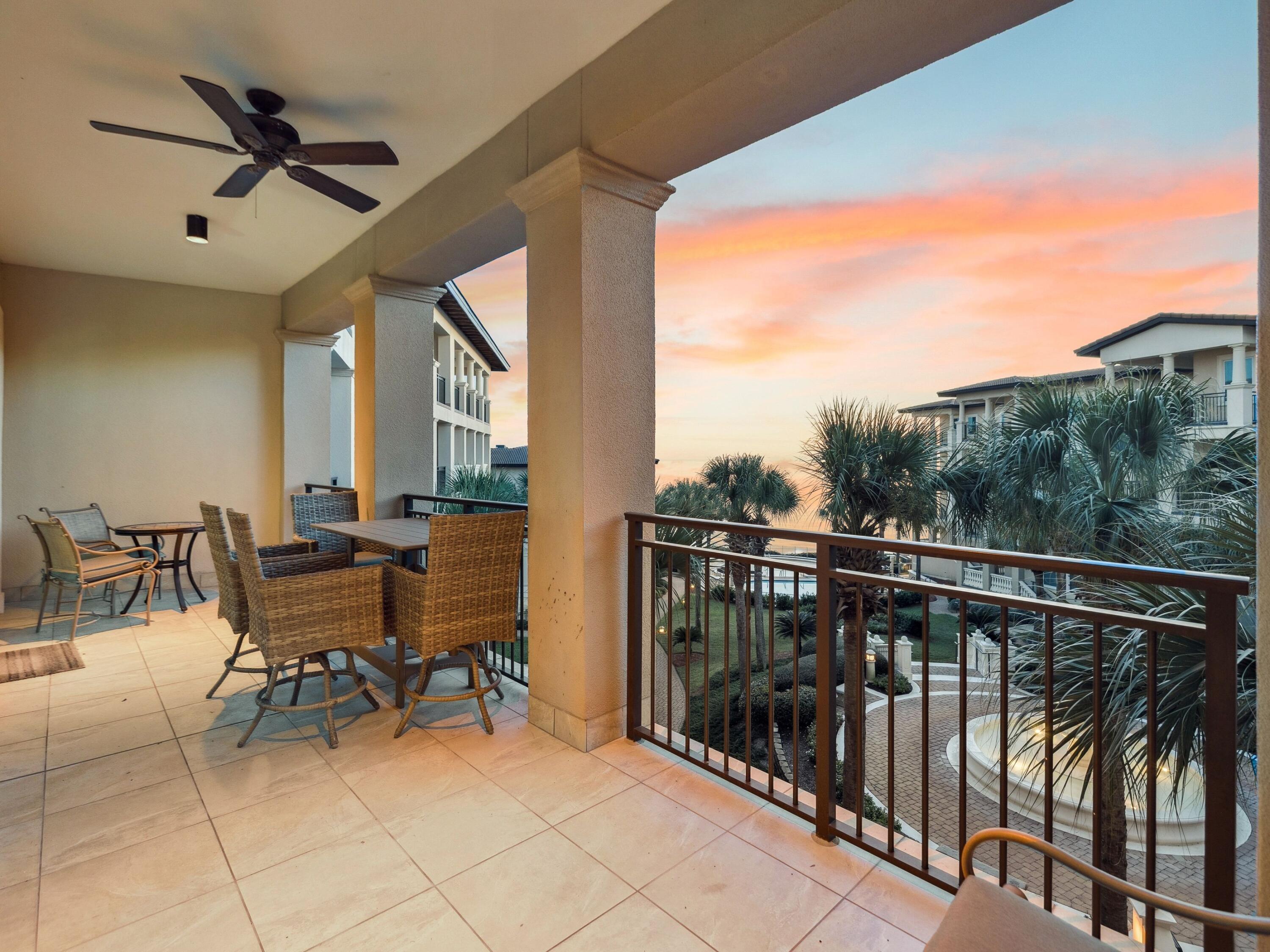56 Blue Mountain Road, Unit B304 Santa Rosa Beach, FL 32459 - Photo 31 of 47 a view of balcony with chairs and barbeque